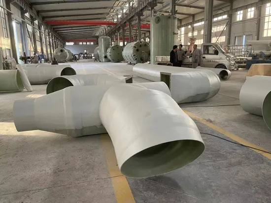 Raccordi per tubi in FRP/GRP, raccordi in fibra di vetro GRP/GRP con non
