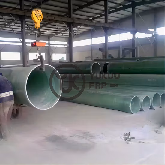 Tubo per cavi sotterraneo in fibra di vetro FRP/GRP per la trasmissione di energia