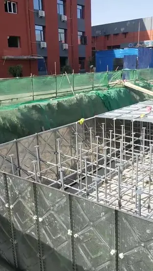 Serbatoio dell'acqua sotterraneo SMC FRP per stoccaggio a pioggia a prezzo economico